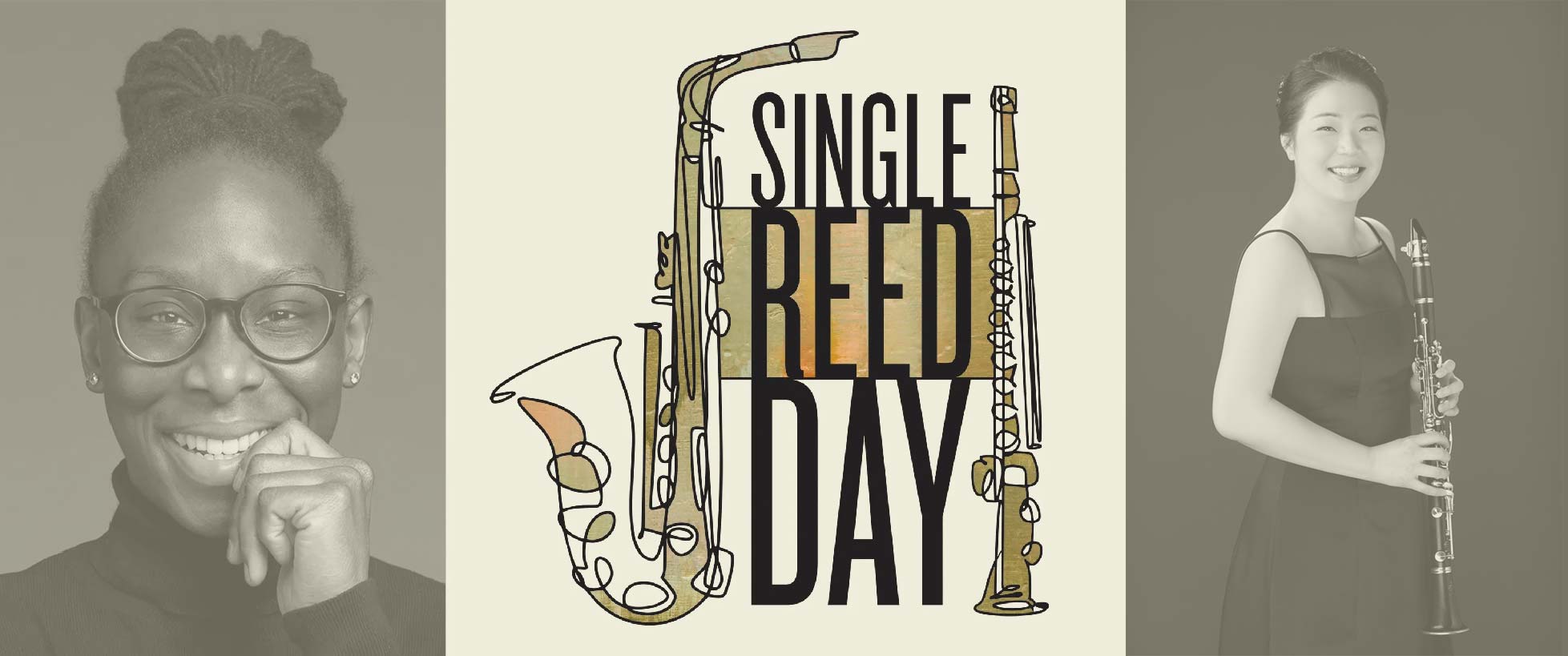 single reed day logo featuring LSU Faculty dr. kendra wheeler and dr. cecilia kang