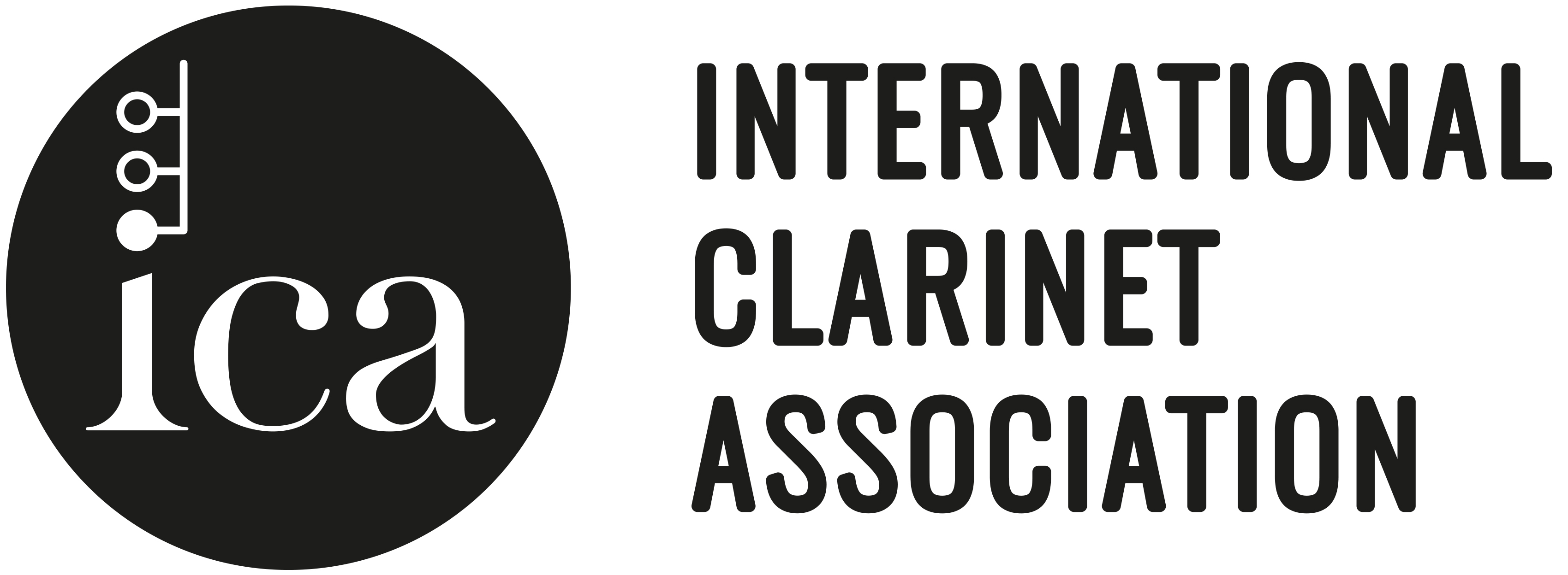 International clarinet association logo