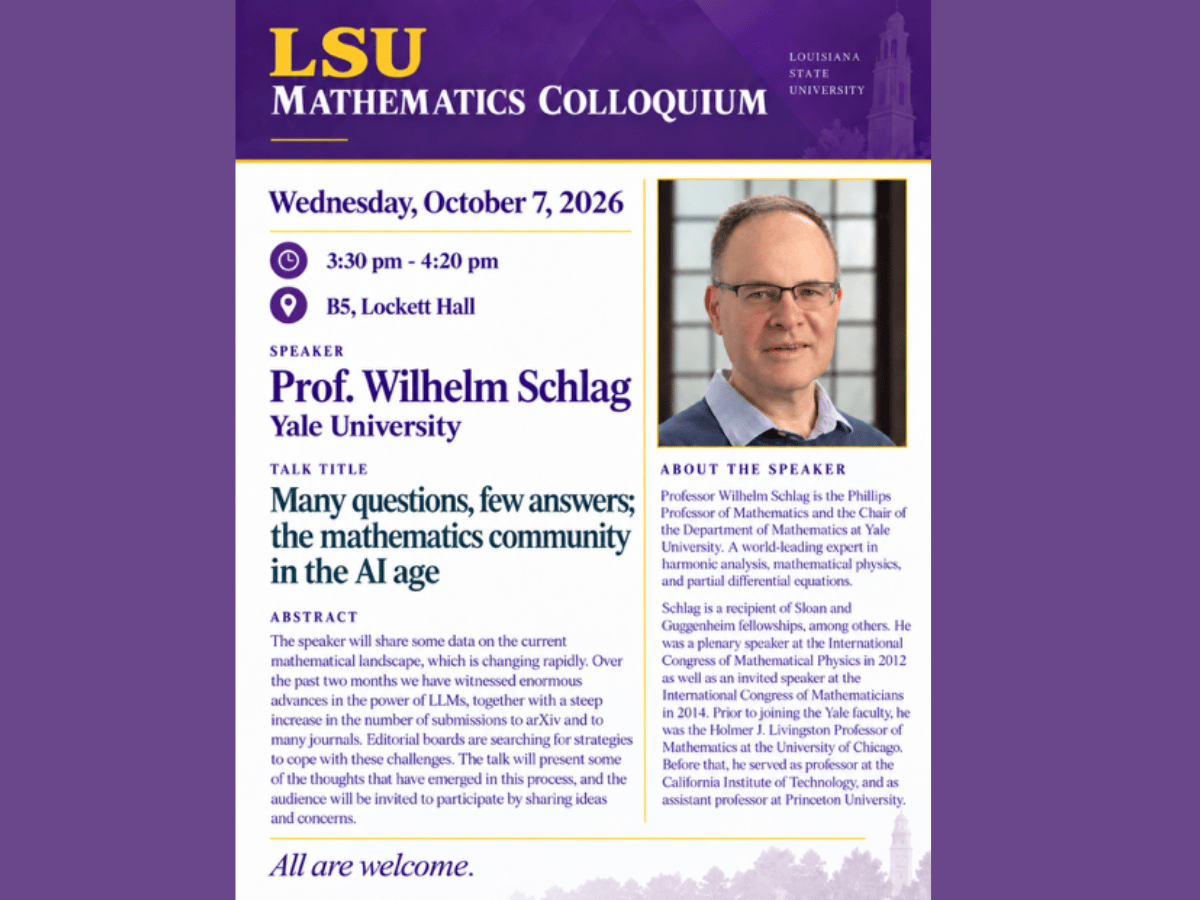 Schlag seminar flyer
