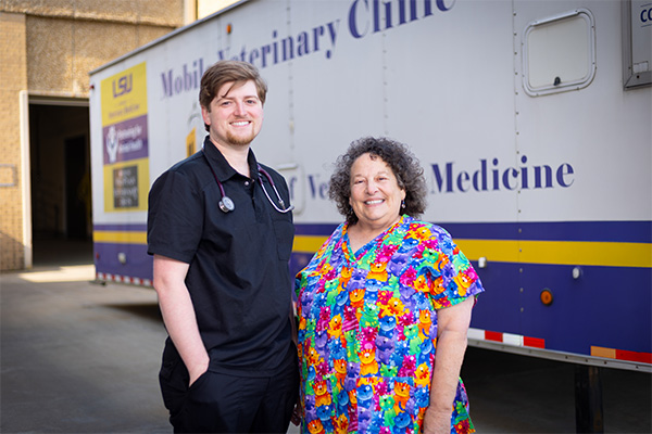 Dr. Tanner Hernandez with Dr. Wendy Wolfson